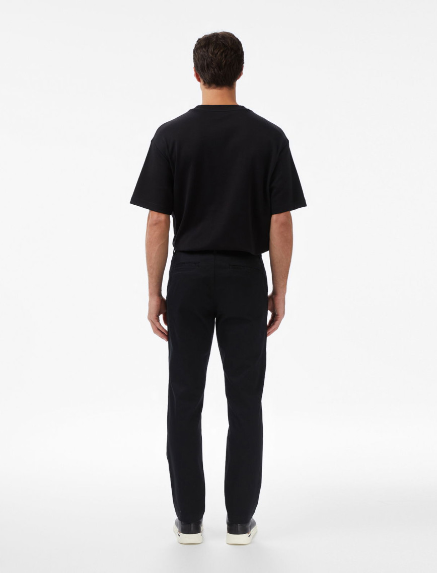 Calvin Klein Slim Cotton Stretch Chino Trouse Erkek Siyah Pantolon Calvin Klein Slim Cotton Stretch Chino Trouse Erkek Siyah Pantolon