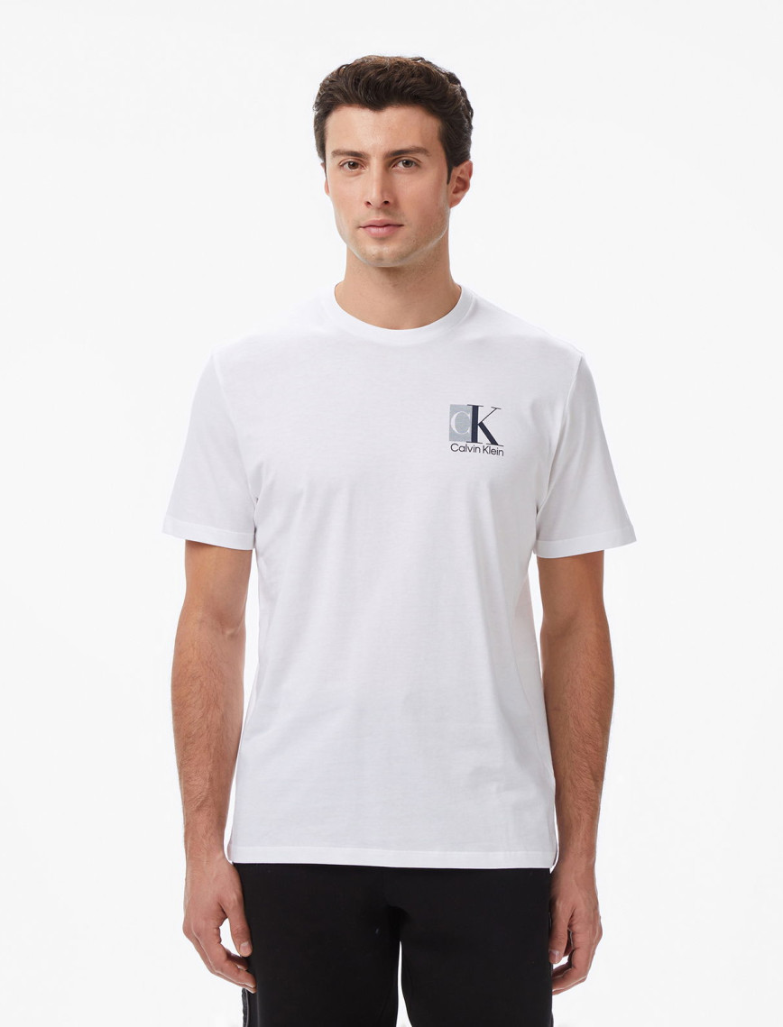Calvin Klein Abstract Graphic Erkek Siyah T-Shirt Calvin Klein Abstract Graphic Erkek Siyah T-Shirt