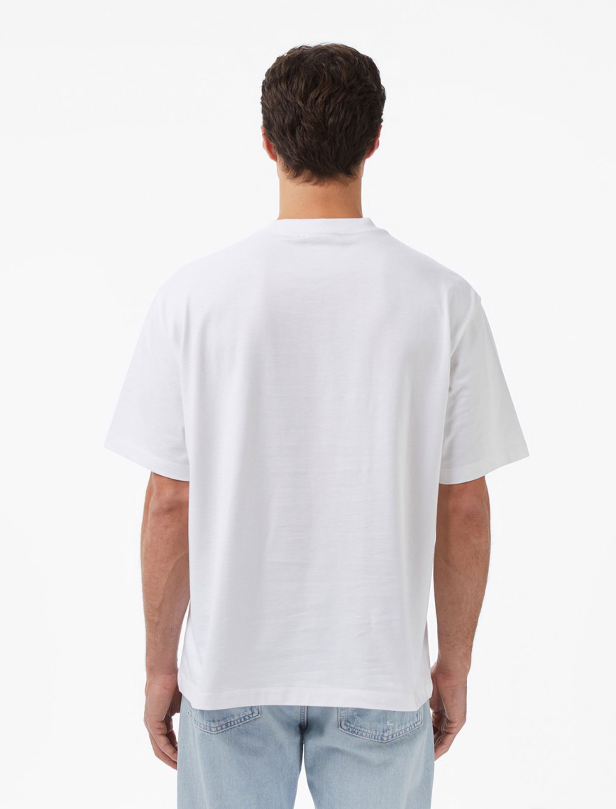 Calvin Klein Bauhaus Grap Erkek Beyaz T-Shirt Calvin Klein Bauhaus Grap Erkek Beyaz T-Shirt