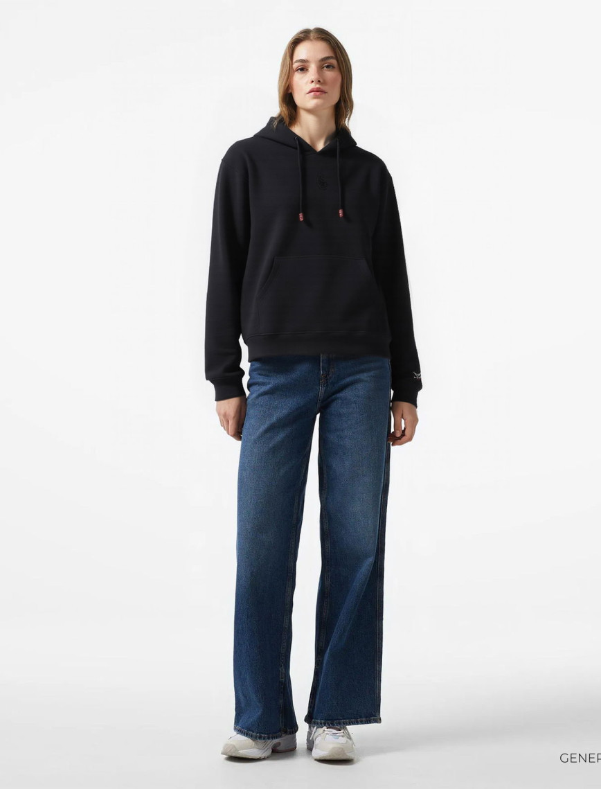 UNITED4 x Monkey Project We Are Family Unisex Siyah Sweatshirt UNITED4 x Monkey Project We Are Family Unisex Siyah Sweatshirt