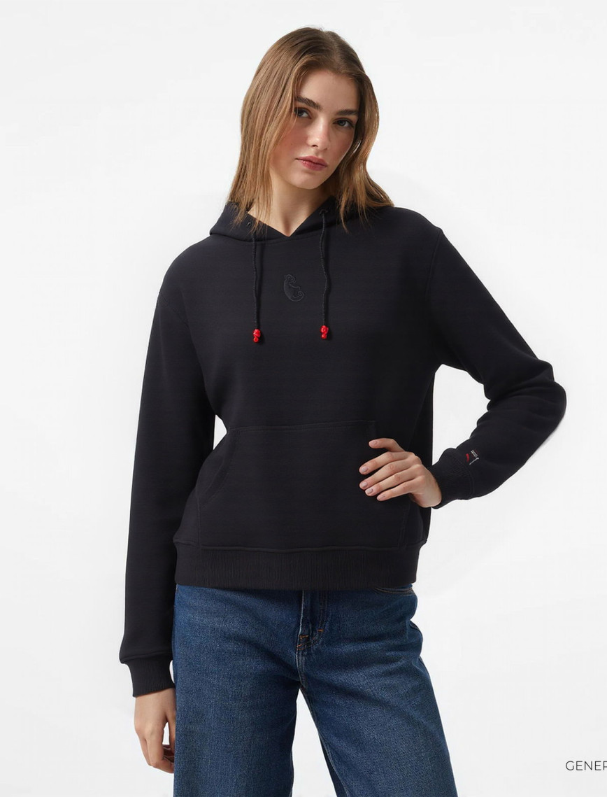 UNITED4 x Monkey Project We Are Family Unisex Siyah Sweatshirt UNITED4 x Monkey Project We Are Family Unisex Siyah Sweatshirt