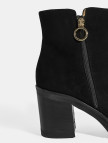 Luca Grossi Kadın Siyah Fermuarlı Kalın Topuklu Süet Bot Luca Grossi Kadın Siyah Fermuarlı Kalın Topuklu Süet Bot