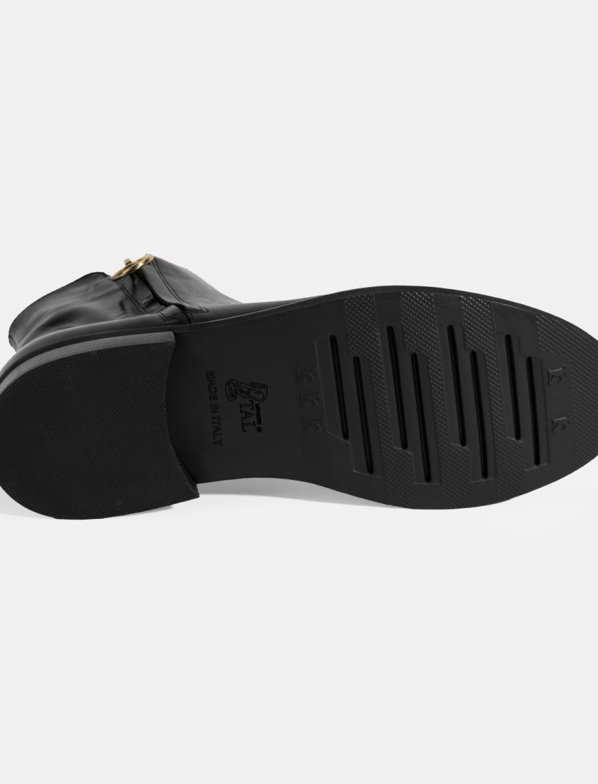 Luca Grossi Kadın Siyah Fermuarlı Deri Bot Luca Grossi Kadın Siyah Fermuarlı Deri Bot