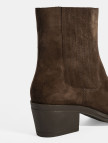 Kadın Kahve Kalın Topuklu Süet Bot Kadın Kahve Kalın Topuklu Süet Bot