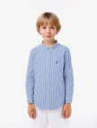 Nautica Erkek Çocuk Mavi Classic Fit Çizgili Gömlek Nautica Erkek Çocuk Mavi Classic Fit Çizgili Gömlek