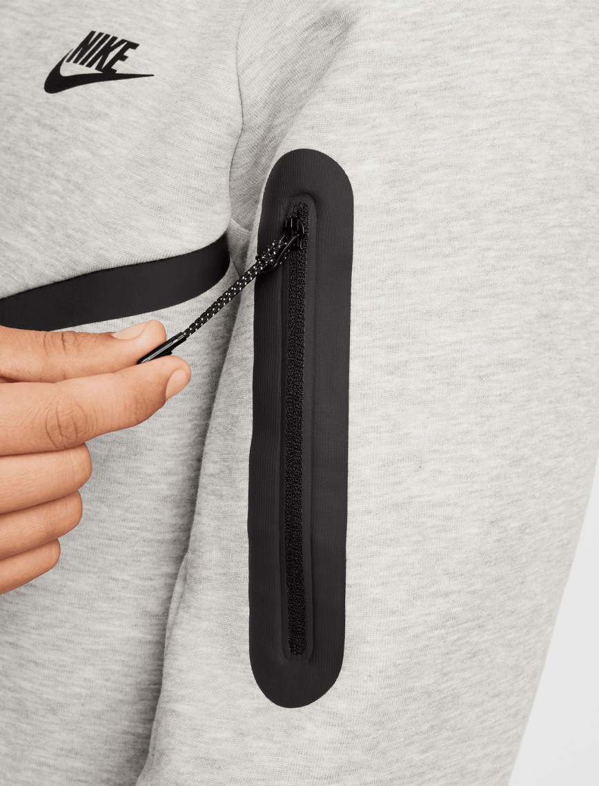 Nike Tech Fleece Erkek Gri Yağmurluk Nike Tech Fleece Erkek Gri Yağmurluk