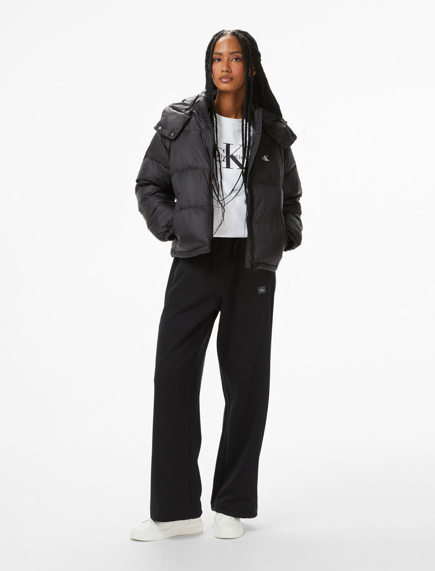 Calvin Klein Essential Midweight Puffer Kadın Siyah Mont