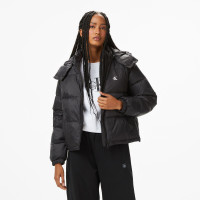 Calvin Klein Essential Midweight Puffer Kadın Siyah Mont Calvin Klein Essential Midweight Puffer Kadın Siyah Mont