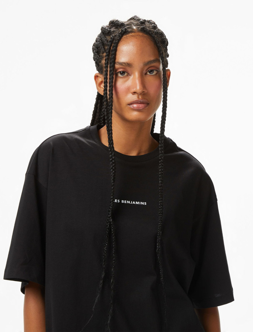 Les Benjamins Kadın Siyah T-Shirt Les Benjamins Kadın Siyah T-Shirt