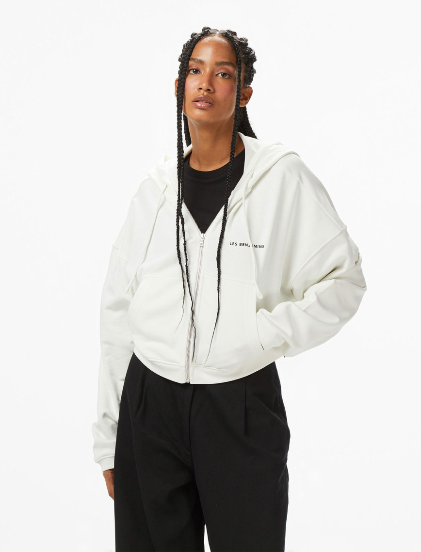 Les Benjamins Kadın Beyaz Sweatshirt Les Benjamins Kadın Beyaz Sweatshirt