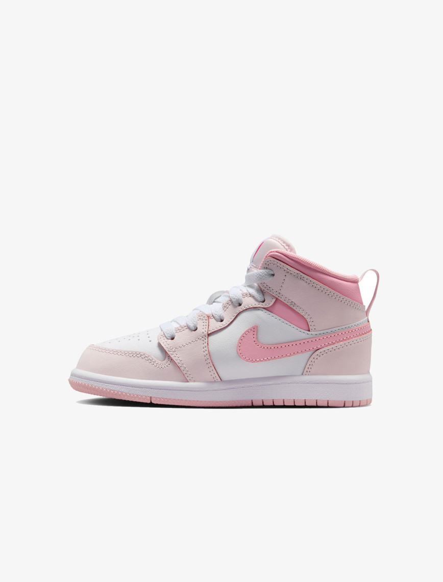 Jordan 1 Mid Çocuk Pembe Spor Ayakkabı Jordan 1 Mid Çocuk Pembe Spor Ayakkabı