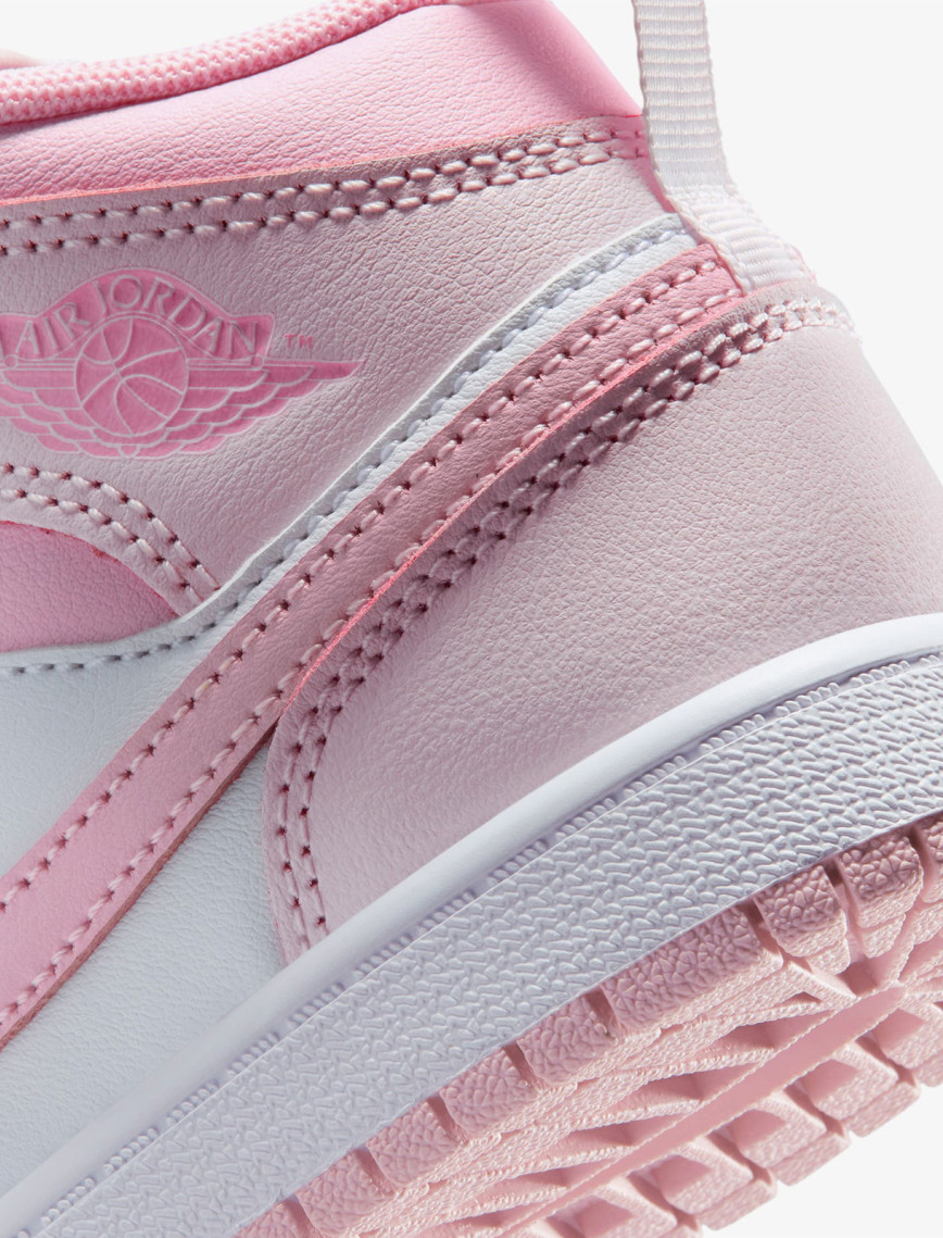 Jordan 1 Mid Çocuk Pembe Spor Ayakkabı Jordan 1 Mid Çocuk Pembe Spor Ayakkabı