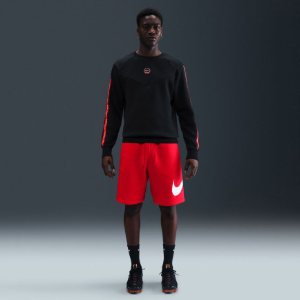 Nike Sportswear City Side Crew Fleece Erkek Siyah Sweatshirt Nike Sportswear City Side Crew Fleece Erkek Siyah Sweatshirt