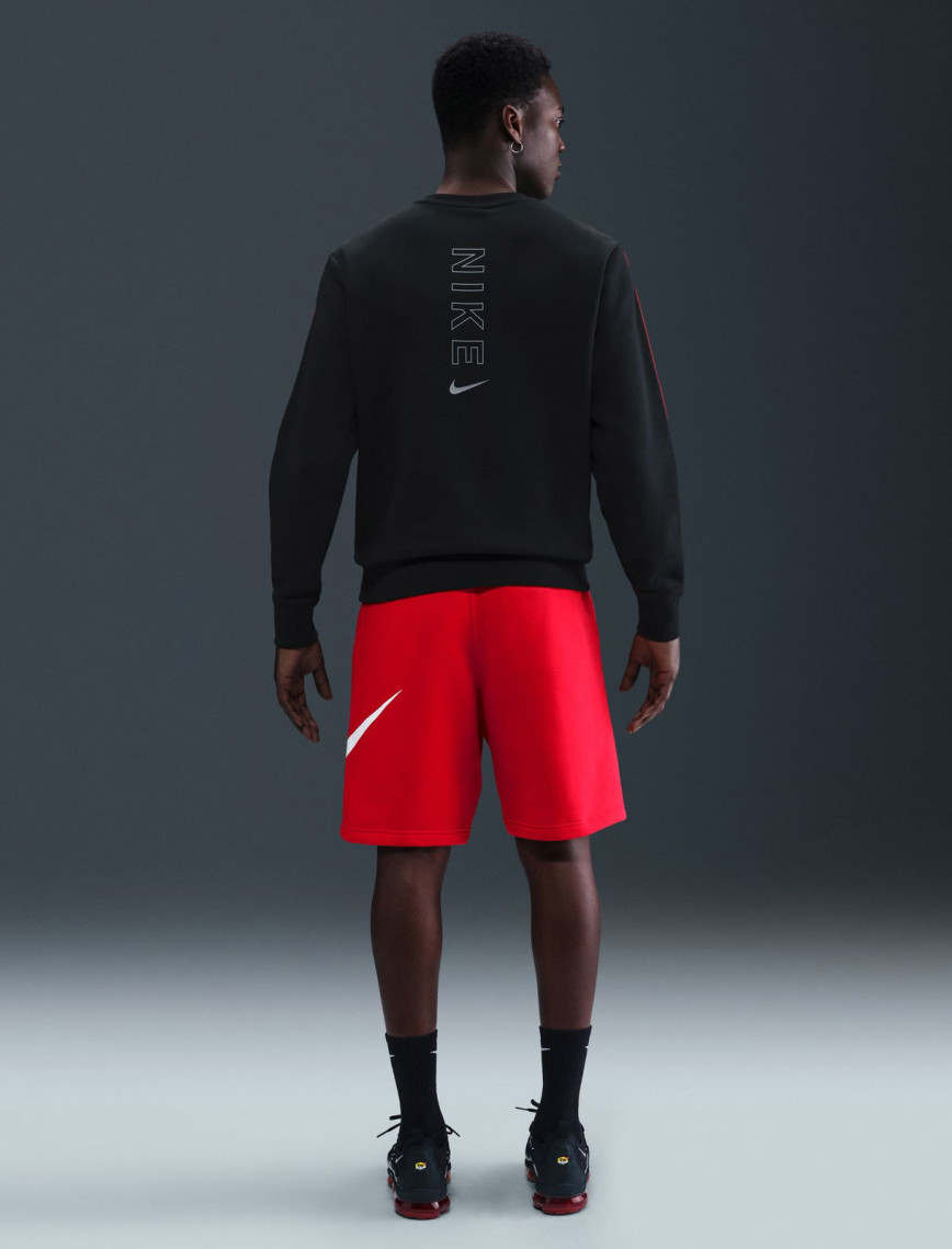 Nike Sportswear City Side Crew Fleece Erkek Siyah Sweatshirt Nike Sportswear City Side Crew Fleece Erkek Siyah Sweatshirt