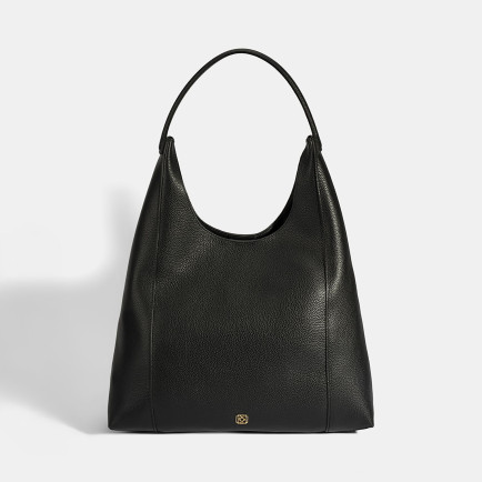 Kadın Siyah Deri Omuz Çantası