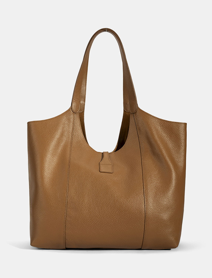 Kadın Taba Deri Hobo Çanta Kadın Taba Deri Hobo Çanta