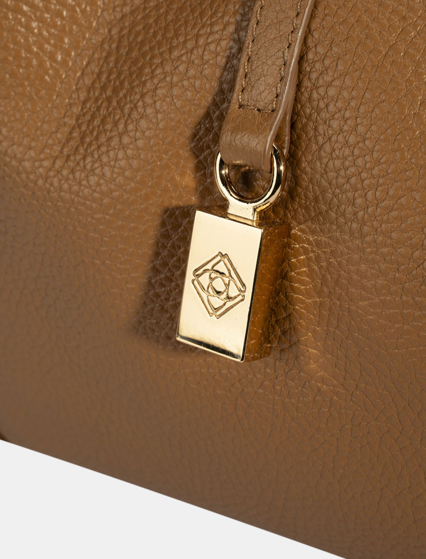 Kadın Taba Deri Hobo Çanta Kadın Taba Deri Hobo Çanta