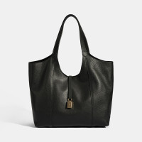 Kadın Siyah Deri Hobo Çanta Kadın Siyah Deri Hobo Çanta