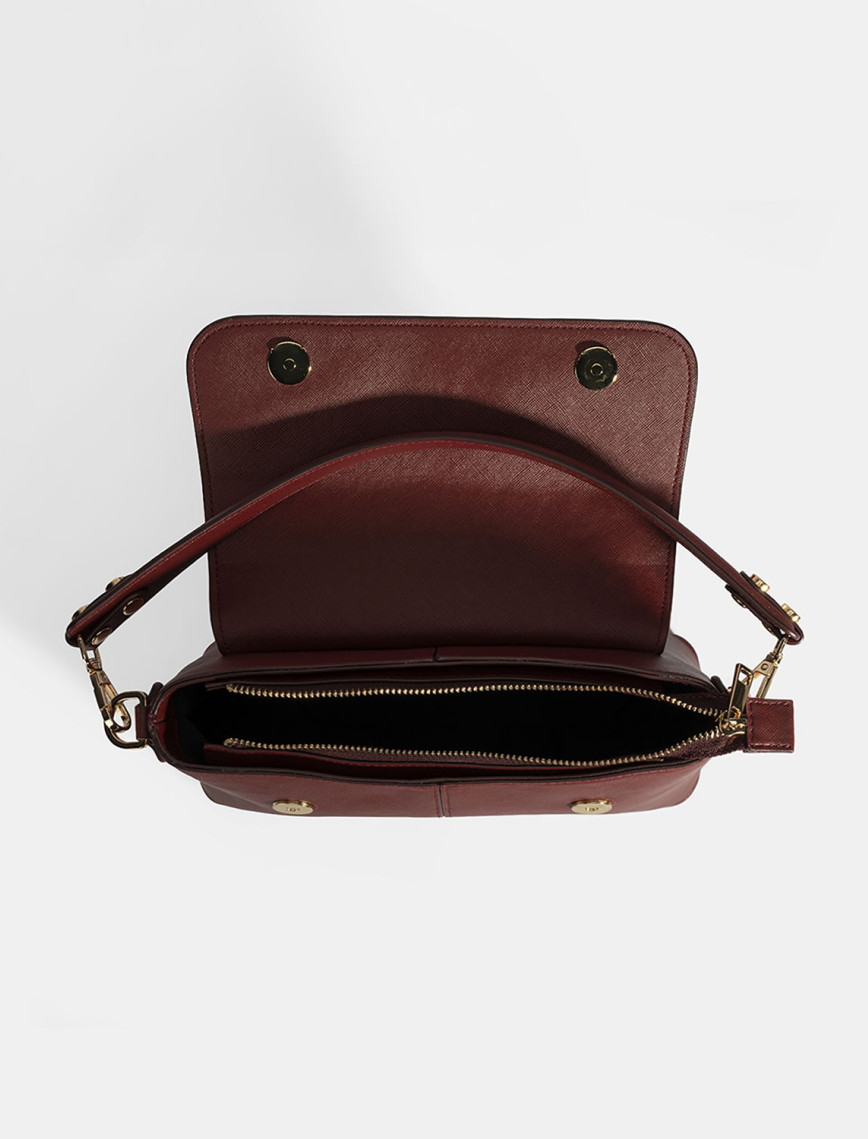 Kadın Bordo El Çantası Kadın Bordo El Çantası