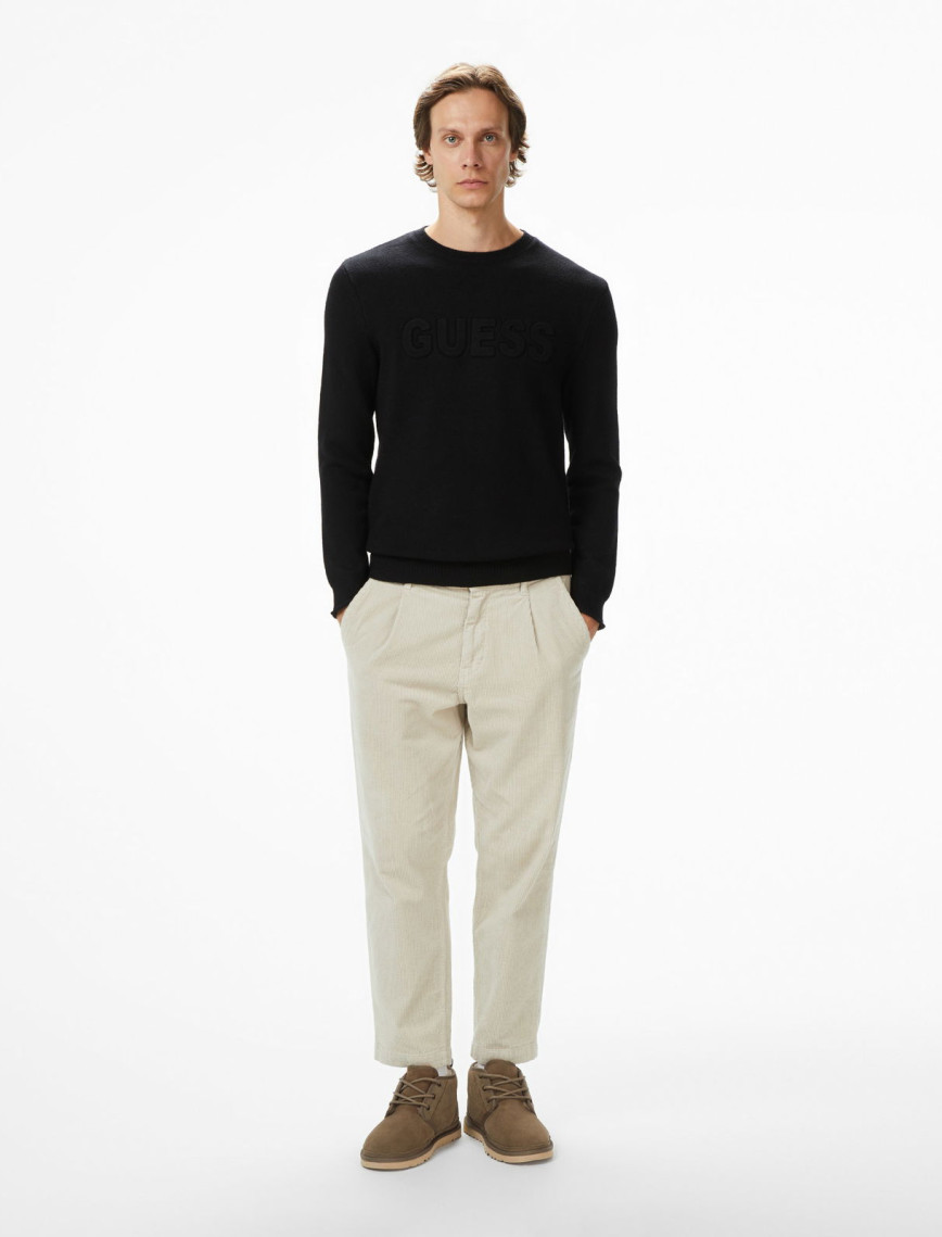 Guess Liam Erkek Siyah Triko Guess Liam Erkek Siyah Triko