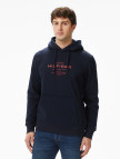 Tommy Hilfiger Oval Graphic Erkek Mavi Hoodie Tommy Hilfiger Oval Graphic Erkek Mavi Hoodie
