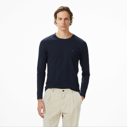 Tommy Hilfiger Stretch Slim Fit Erkek Lacivert Sweatshirt Tommy Hilfiger Stretch Slim Fit Erkek Lacivert Sweatshirt