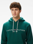 Tommy Hilfiger Logo Erkek Yeşil Hoodie Tommy Hilfiger Logo Erkek Yeşil Hoodie