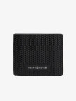 Tommy Hilfiger Woven Texture Mini Erkek Siyah Cüzdan Tommy Hilfiger Woven Texture Mini Erkek Siyah Cüzdan