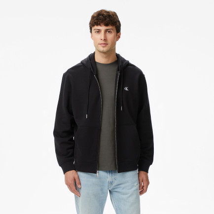 Calvin Klein Terry Monogram Erkek Siyah Sweatshirt
