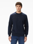 Tommy Hilfiger Nylon Applique İntechno Erkek Mavi Sweatshirt Tommy Hilfiger Nylon Applique İntechno Erkek Mavi Sweatshirt