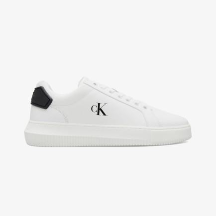 Calvin Klein Chunky Cupsole Patch Erkek Beyaz Sneaker Calvin Klein Chunky Cupsole Patch Erkek Beyaz Sneaker