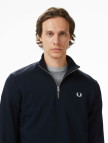 Fred Perry Half Zip Erkek Lacivert Sweatshirt Fred Perry Half Zip Erkek Lacivert Sweatshirt