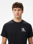 Calvin Klein Abstract Graphic Erkek Siyah T-Shirt Calvin Klein Abstract Graphic Erkek Siyah T-Shirt