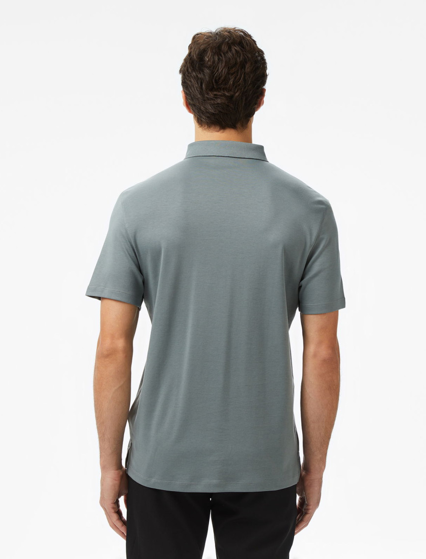 Calvin Klein Supima Erkek Gri Polo Calvin Klein Supima Erkek Gri Polo