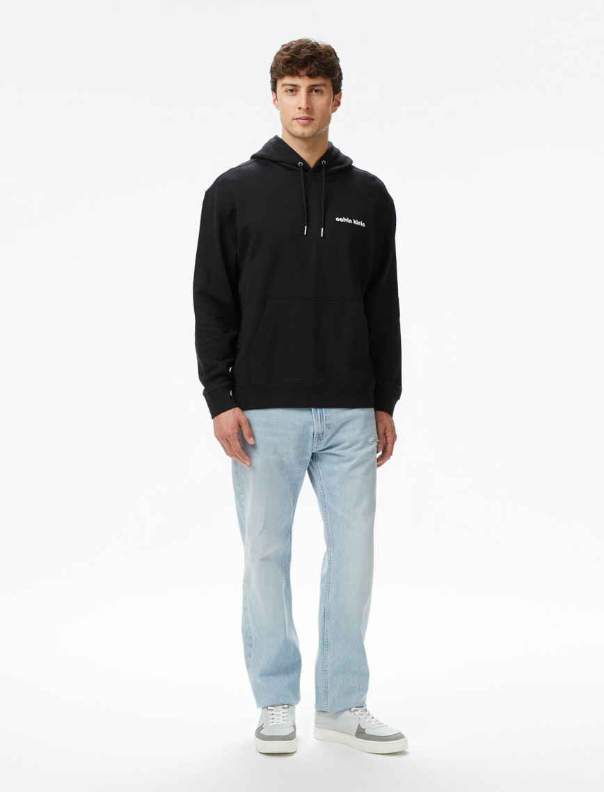 Calvin Klein Terry Bauhaus Erkek Siyah Sweatshirt Calvin Klein Terry Bauhaus Erkek Siyah Sweatshirt