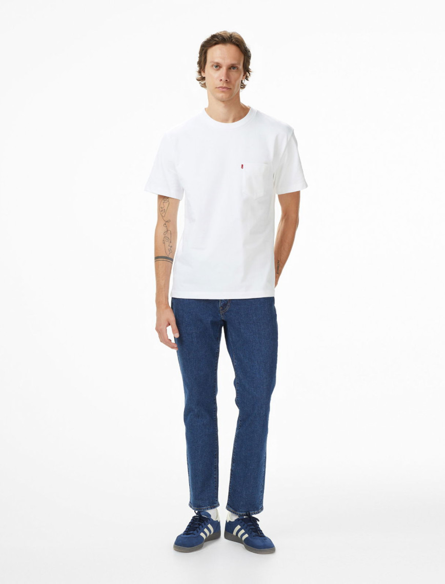 Levi's The Hw Pocket Erkek Beyaz T-Shirt Levi's The Hw Pocket Erkek Beyaz T-Shirt