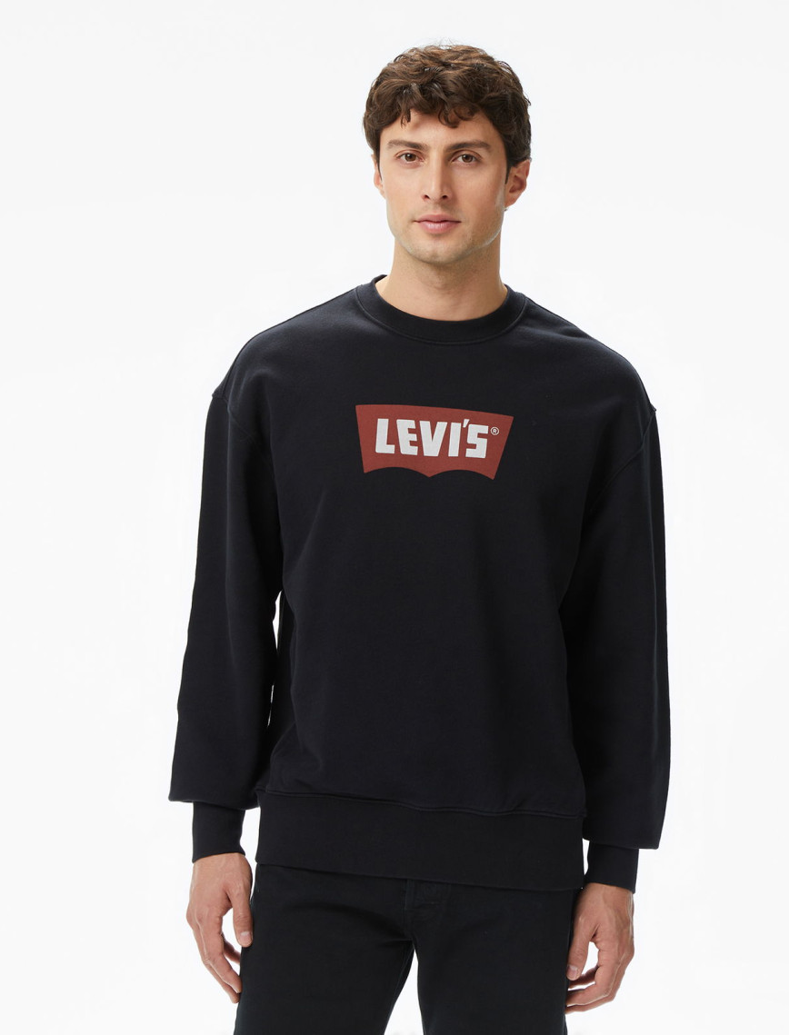 Levi's Premium Graphic Crew Erkek Beyaz Sweatshirt Levi's Premium Graphic Crew Erkek Beyaz Sweatshirt
