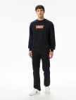 Levi's Premium Graphic Crew Erkek Siyah Sweatshirt Levi's Premium Graphic Crew Erkek Siyah Sweatshirt