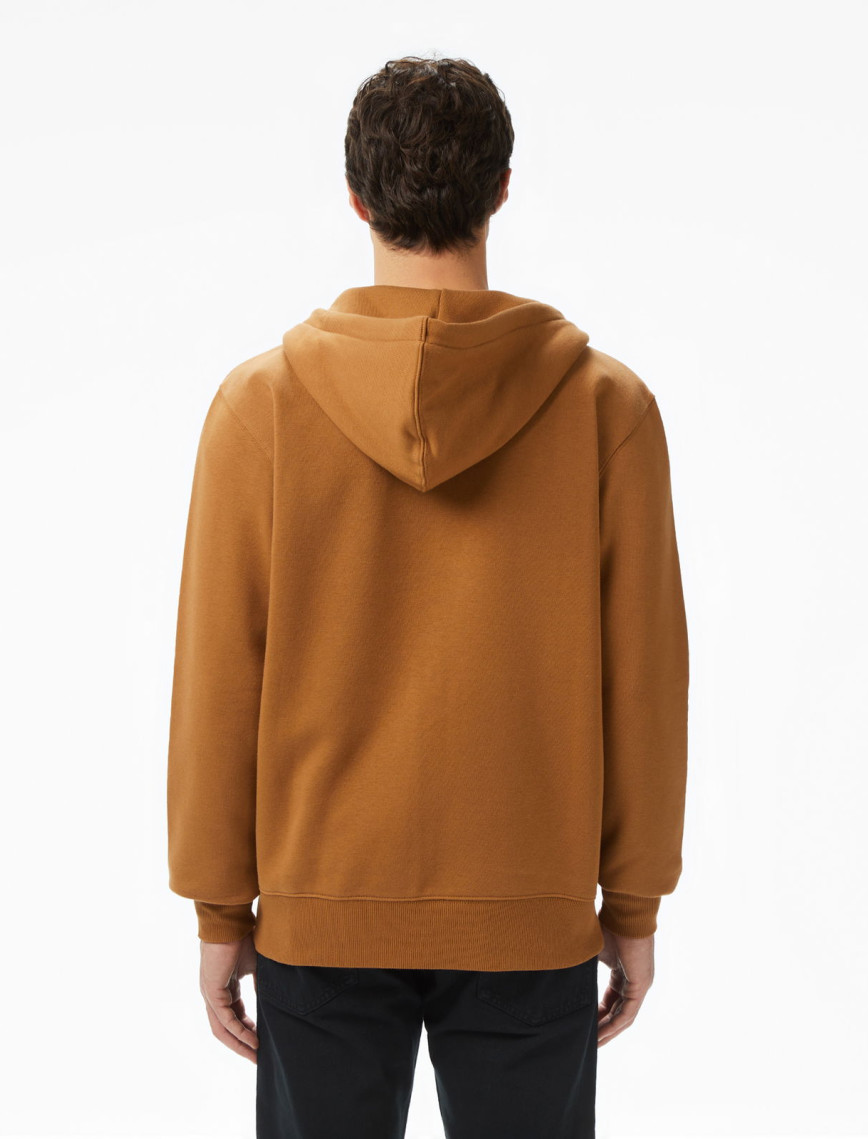 Dickies Summerdale Zip Through Erkek Kahverengi Sweatshirt