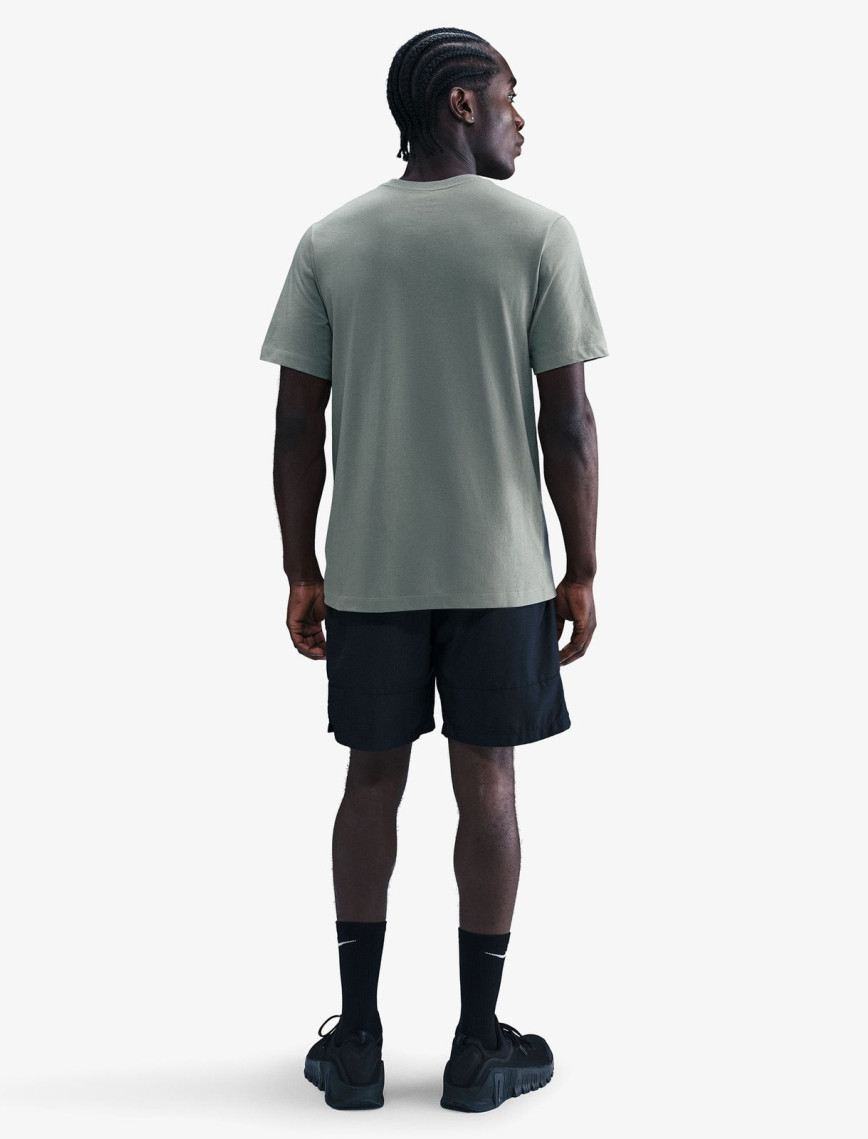 Nike Dri-Fit Crew Solid Erkek Yeşil T-Shirt Nike Dri-Fit Crew Solid Erkek Yeşil T-Shirt