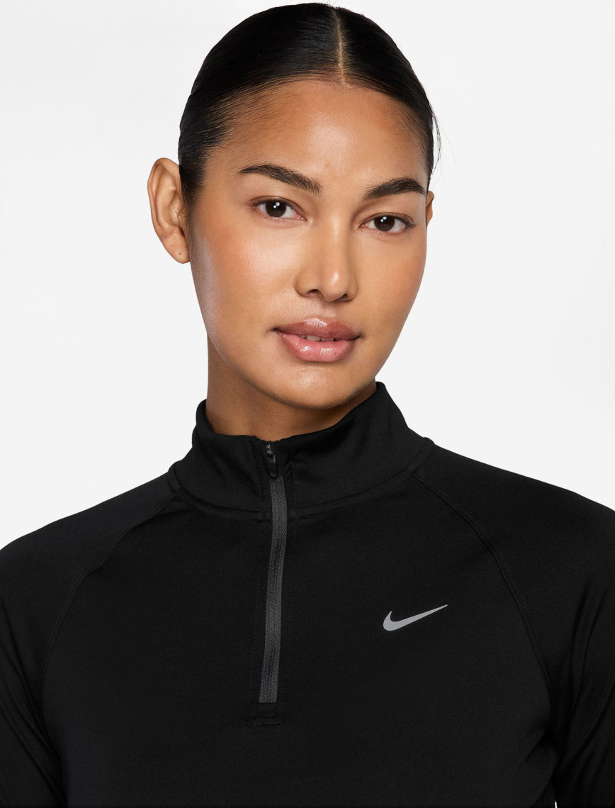 Nike Tempo Dri-Fit Kadın Siyah Uzun Kollu T-Shirt Nike Tempo Dri-Fit Kadın Siyah Uzun Kollu T-Shirt