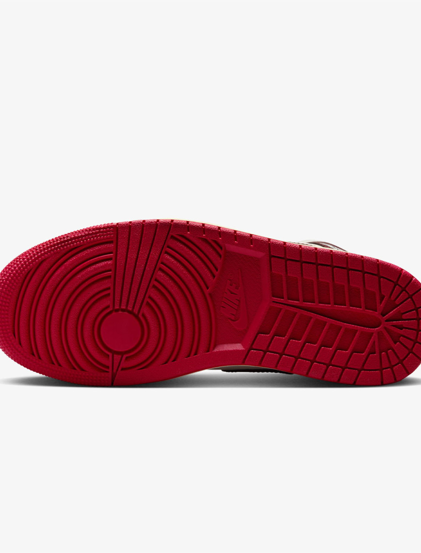 Jordan Air 1 Mid Kadın Krem Rengi Spor Ayakkabı