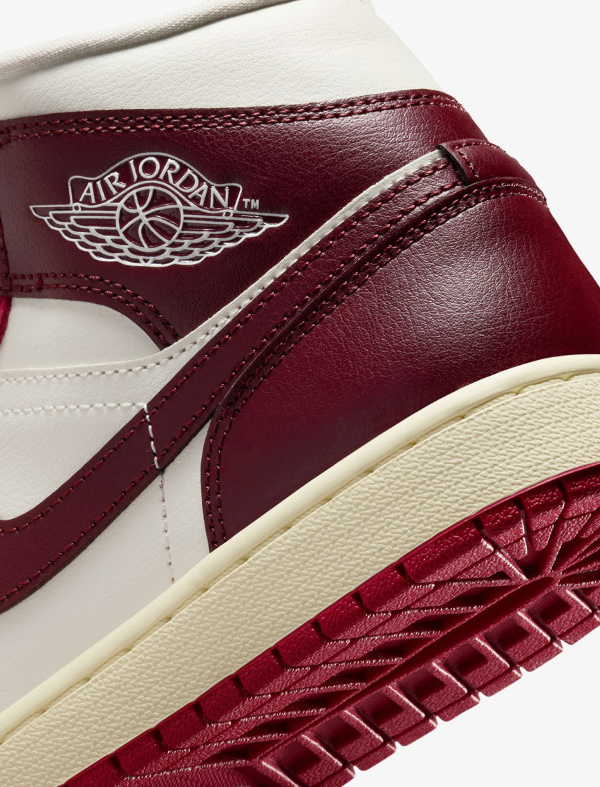 Jordan Air 1 Mid Kadın Krem Rengi Spor Ayakkabı