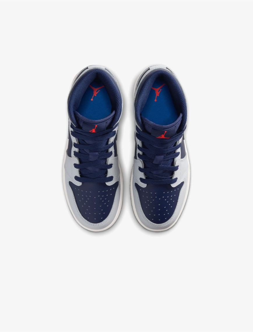 Jordan Air 1 Mid Genç Çocuk Mavi Spor Ayakkabı Jordan Air 1 Mid Genç Çocuk Mavi Spor Ayakkabı