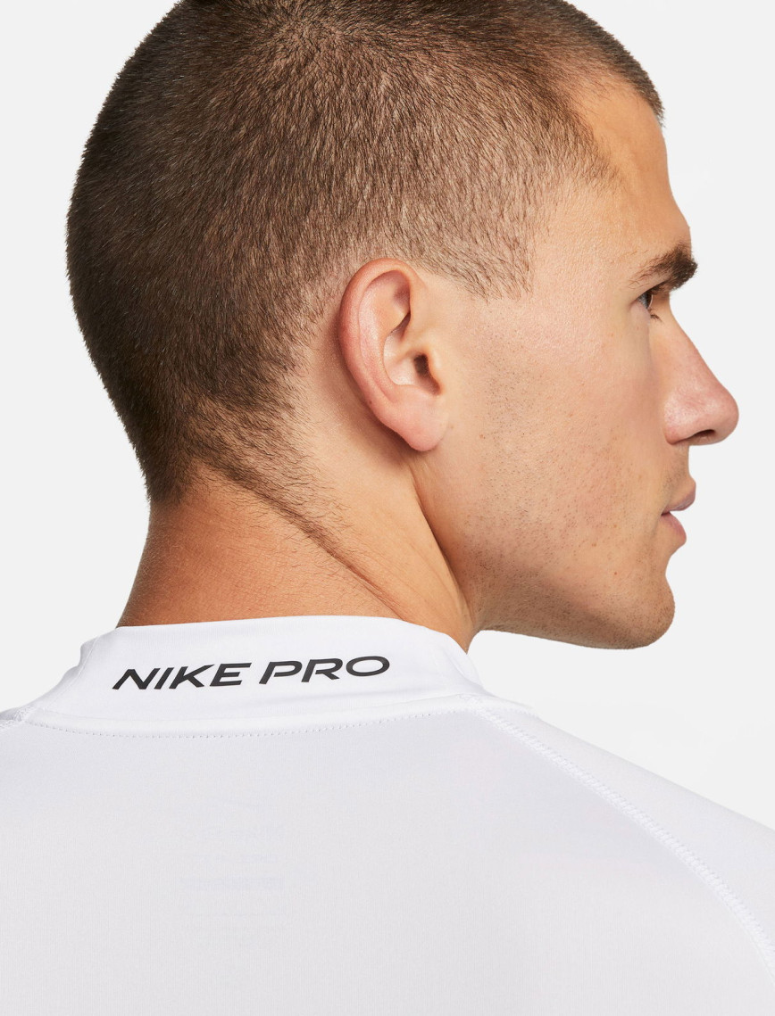 Nike Pro Dri-Fit Erkek Beyaz Uzun Kollu T-Shirt Nike Pro Dri-Fit Erkek Beyaz Uzun Kollu T-Shirt