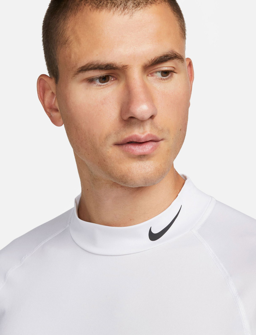 Nike Pro Dri-Fit Erkek Beyaz Uzun Kollu T-Shirt Nike Pro Dri-Fit Erkek Beyaz Uzun Kollu T-Shirt