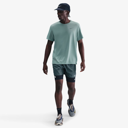 Nike Dri-Fit Miler Erkek Yeşil T-Shirt Nike Dri-Fit Miler Erkek Yeşil T-Shirt