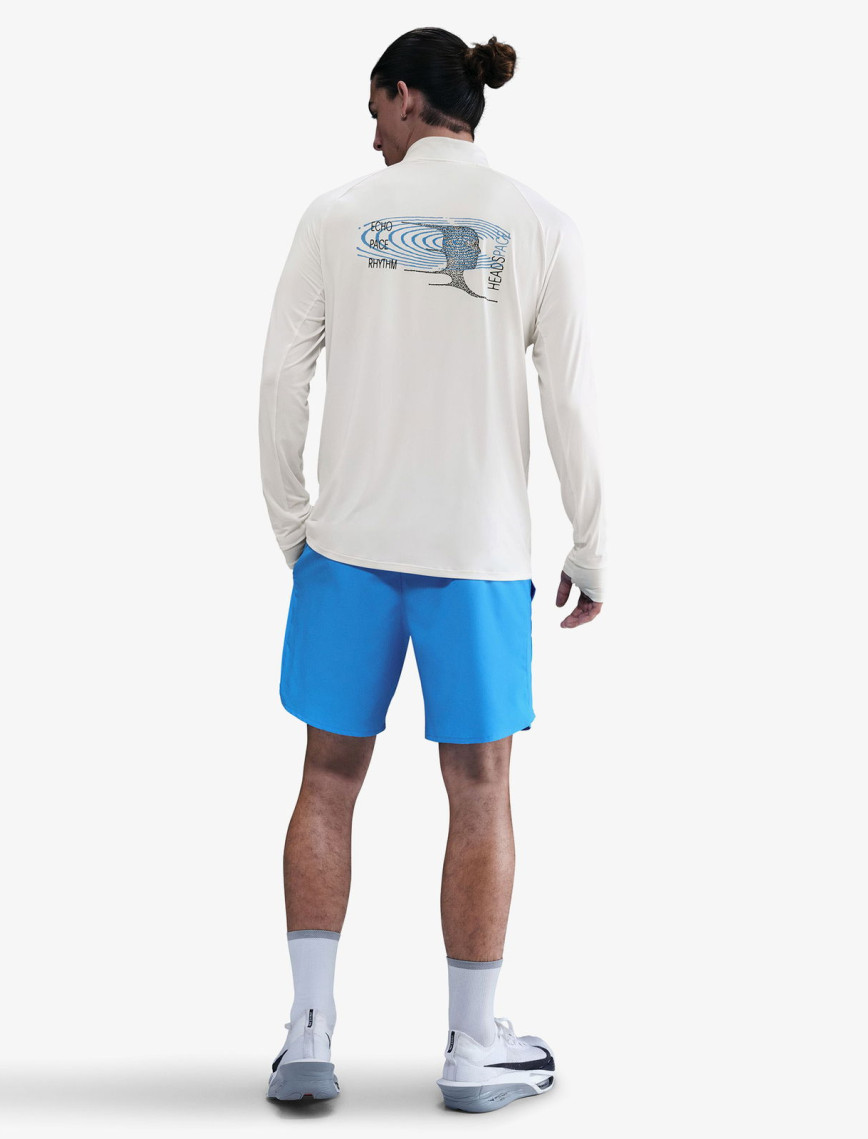 Nike Dri-Fit Stride Energy Erkek Beyaz Uzun Kollu T-Shirt Nike Dri-Fit Stride Energy Erkek Beyaz Uzun Kollu T-Shirt