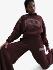 Nike Sportswear Phoenix Fleece Logo Kadın Bordo Eşofman Altı Nike Sportswear Phoenix Fleece Logo Kadın Bordo Eşofman Altı