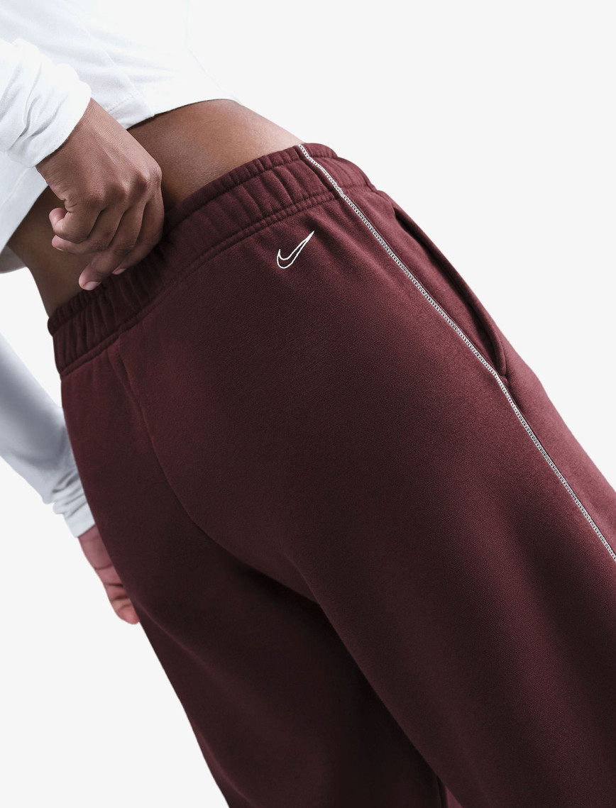 Nike Sportswear Phoenix Fleece Logo Kadın Bordo Eşofman Altı Nike Sportswear Phoenix Fleece Logo Kadın Bordo Eşofman Altı